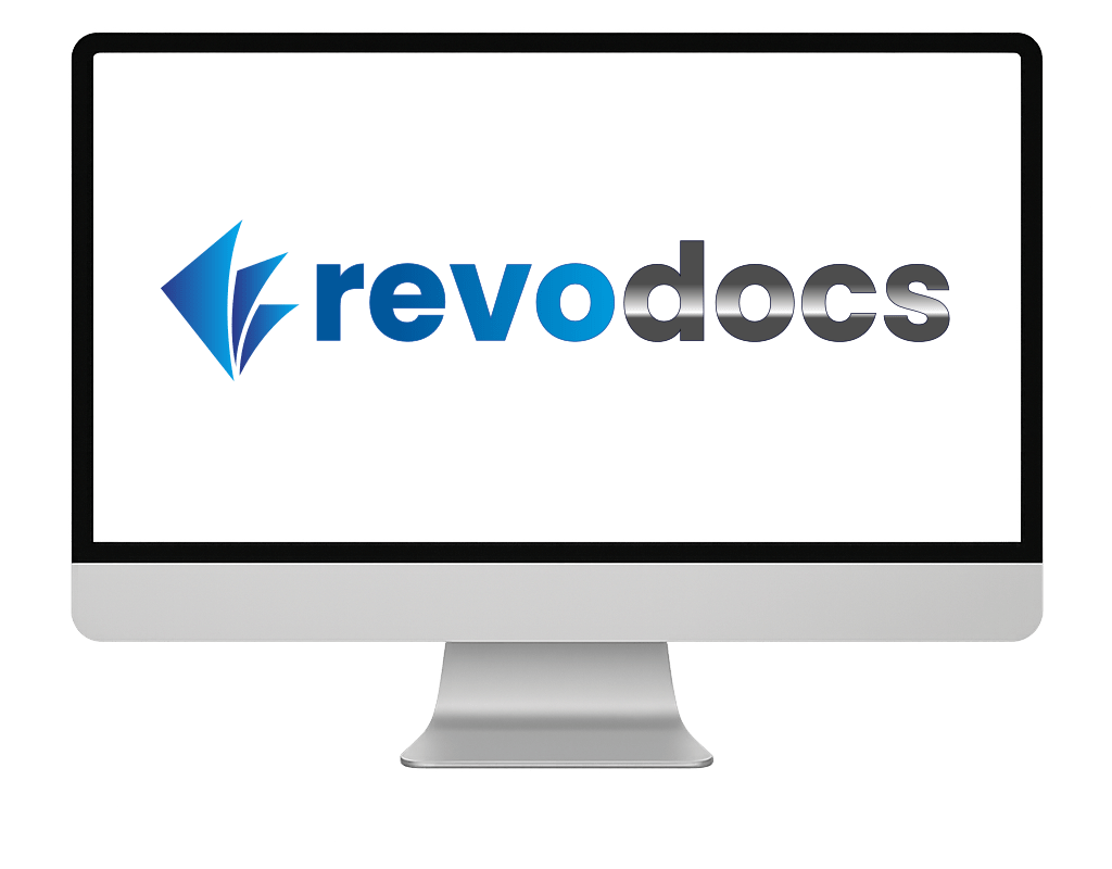 revodocs digitales Noten- und Zeugnisverwaltungssystem auf einem Desktop-Computer