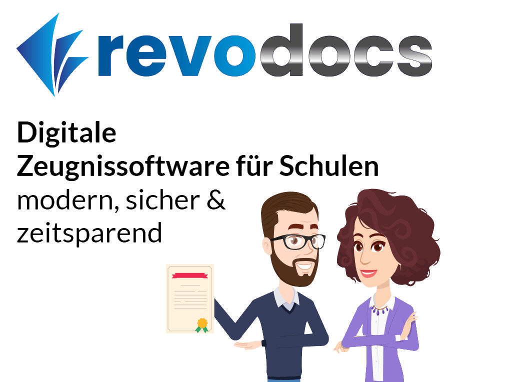 Digitale Zeugnissoftware für Schulen – revodocs modern, sicher und zeitsparend