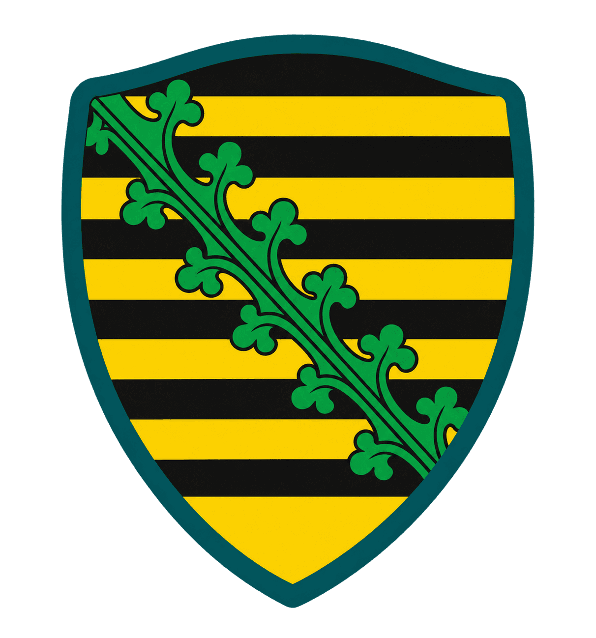 Wappen von Sachsen für länderspezifische Zeugnisvorlagen